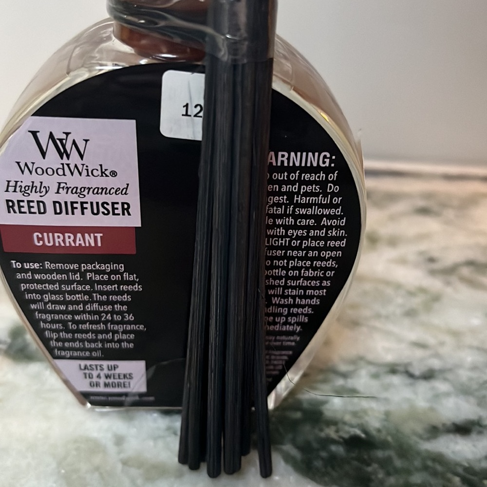 NWT WoodWick Reed Diffuser Red Currant-SOLD OUT - Picture 4 of 5